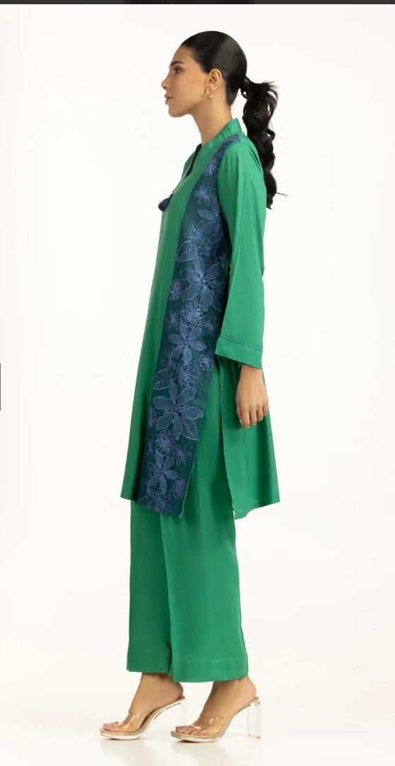 Arabic Linen Embroidered Co-Ord Set BY IDEAS