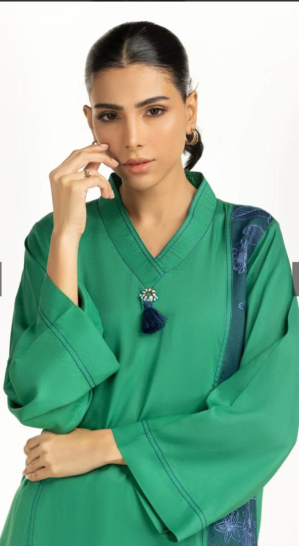 Arabic Linen Embroidered Co-Ord Set BY IDEAS