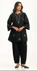 Dobby Embroidered Co-Ord Set