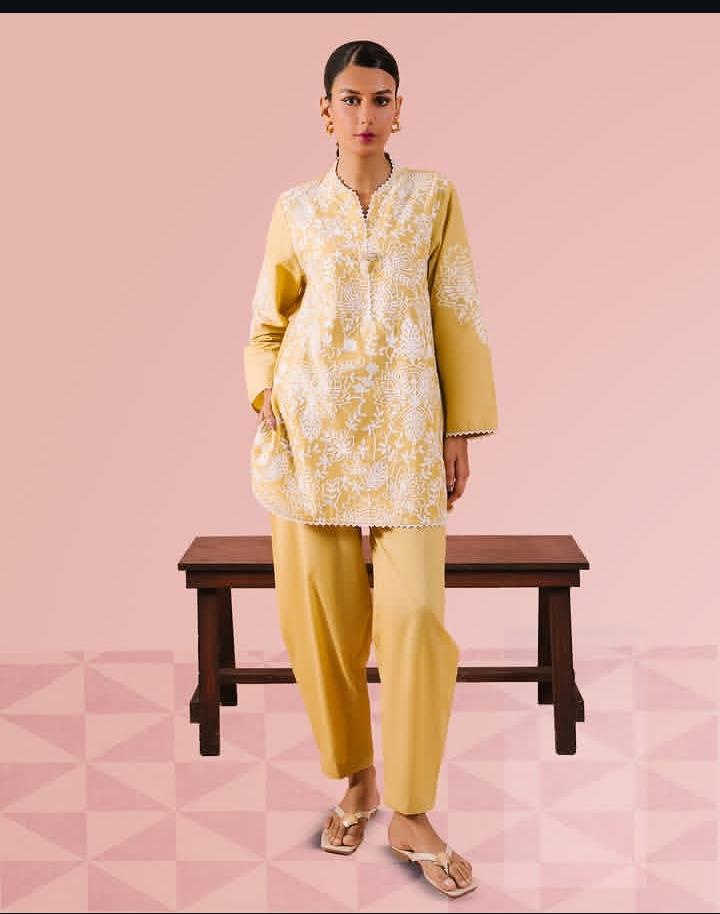 Lawn Embroidered Shirt And Shalwar BY IDEAS