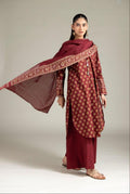 KHADDI Cambric Kurta Pants Duppata