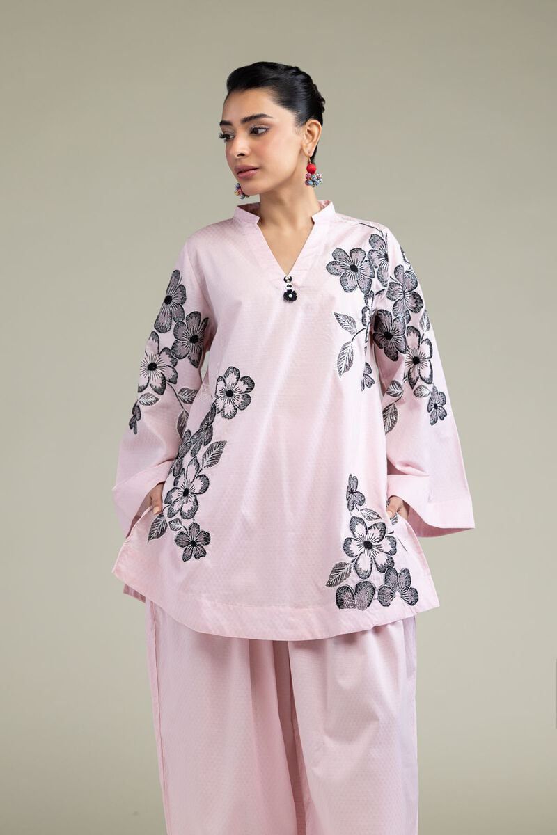 KHADDI CO-ORD SET EMBROIDED