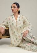 KHADDI Printed | Cambric Floral Cambric Kurta and Pants